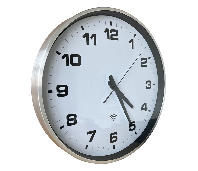 15 inch Silver WiFi Analog Clock